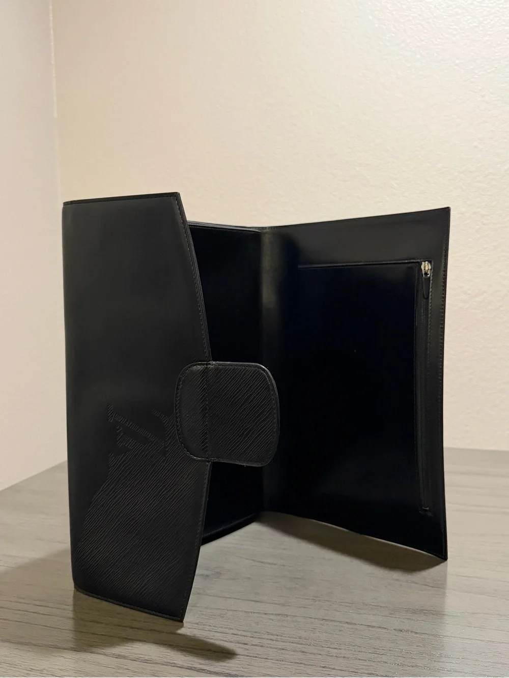 Louis Vuitton structured black